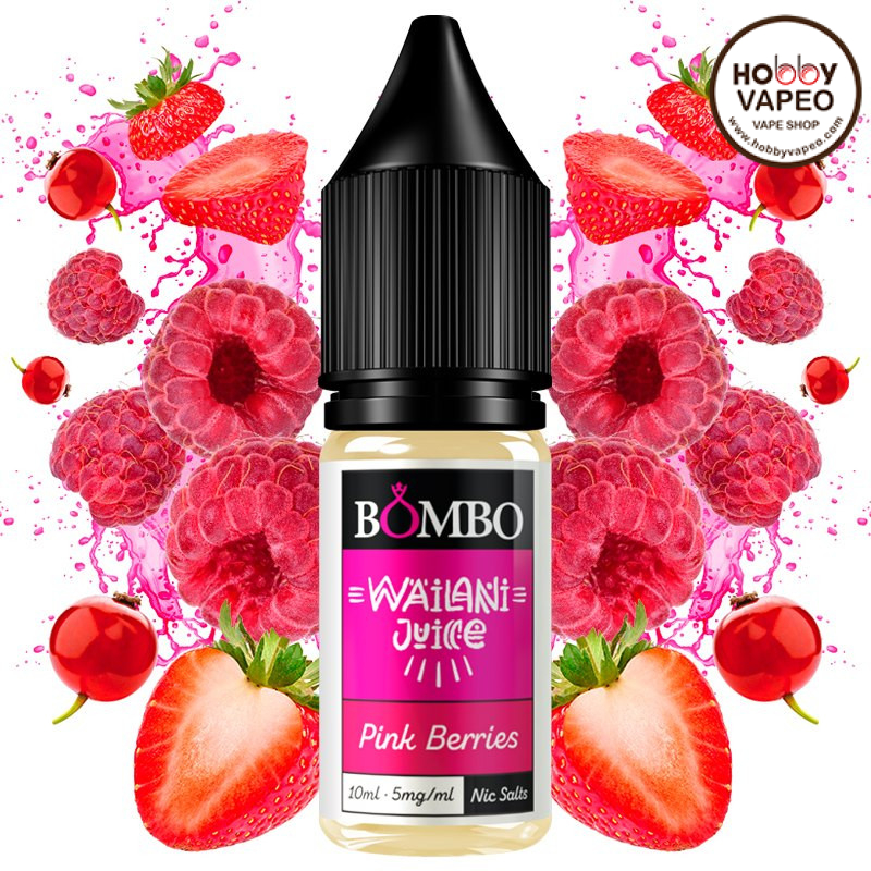 Pink Berries Wailani Juice Nic Salts by Bombo