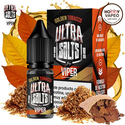 Golden Tobacco Ultra Salts by Viper