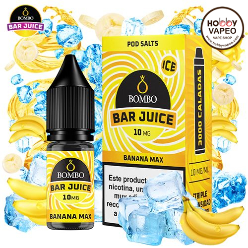 Banana Max Ice Bombo Bar Juice Nic Salts