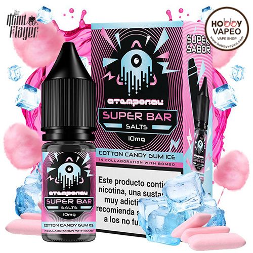 Cotton Candy Gum Ice Atemporal Super Bar Salts