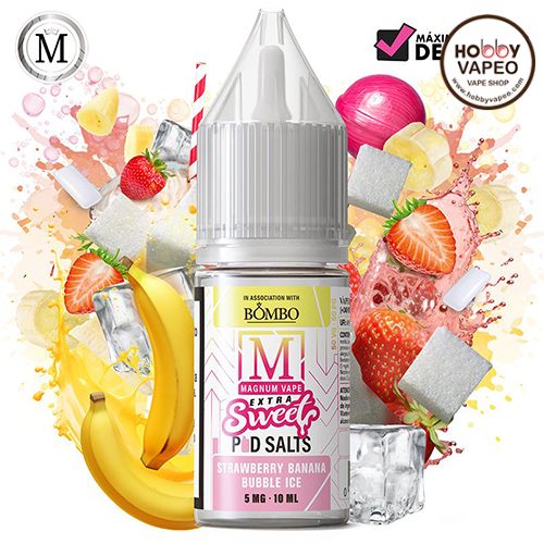 Strawberry Banana Bubble Ice Magnum Vape Extra Sweet Pod Salts