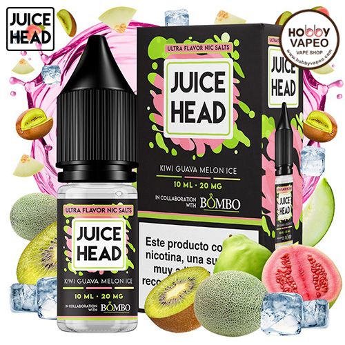 Kiwi Guava Melon Ice Juice Head & Bombo Nic Salts