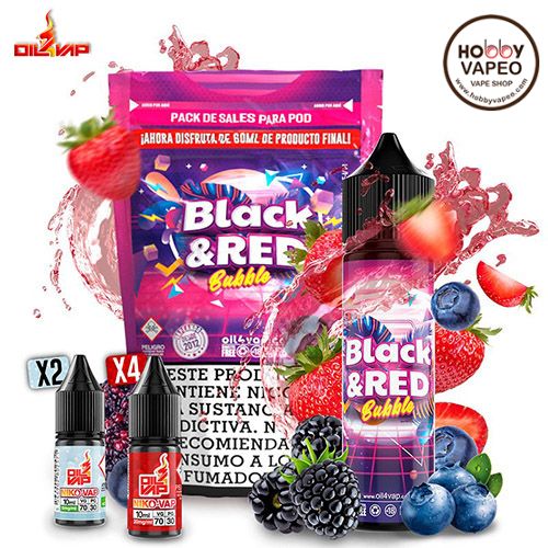 Black & Red Pack Sales Oil4vap 60ml