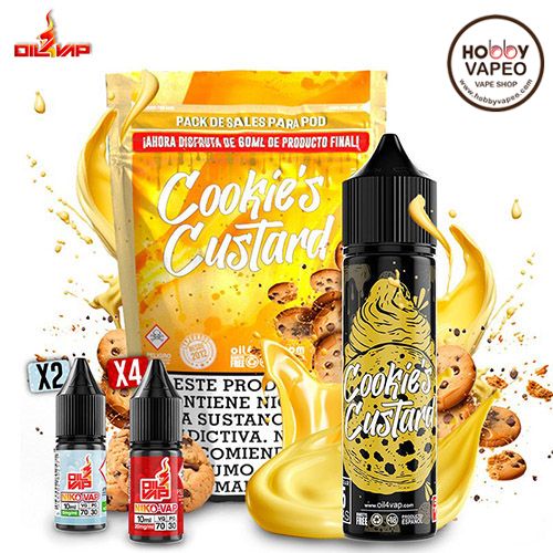 Cookie's Custard Pack Sales Oil4vap 60ml
