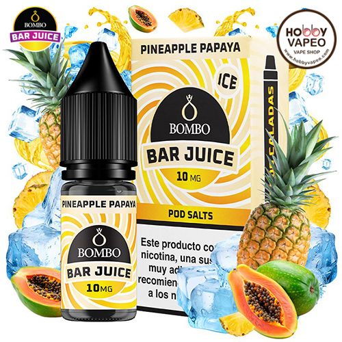 Pineapple Papaya Ice Bombo Bar Juice Nic Salts