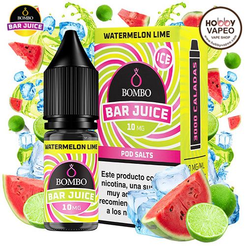 Watermelon Lime Ice Bombo Bar Juice Nic Salts