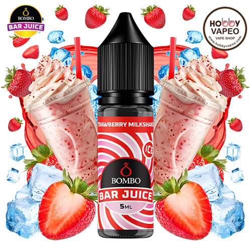 Aroma MiniLongfill Strawberry Milkshake Ice Bombo Bar Juice