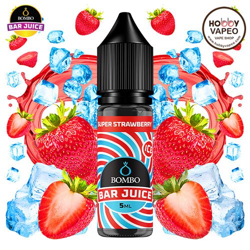Aroma MiniLongfill Super Strawberry Ice Bombo Bar Juice