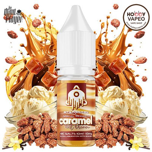 Caramel Nut Cream Nic Salts Atemporal by The Mind Flayer