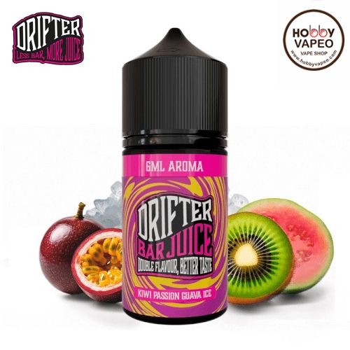 Aroma MiniLongfill Kiwi Passion Guava Ice Drifter Bar Juice