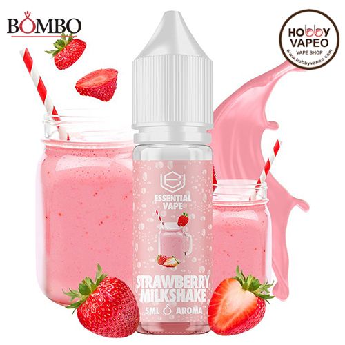 Aroma MiniLongfill Strawberry Milkshake Essential Vape by Bombo