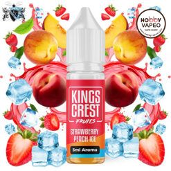 Aroma MiniLongfill Strawberry Peach Ice Kings Crest
