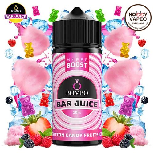 Aroma Cotton Candy Fruits Ice 24ml (Longfill) Hyper Boost Bombo Bar Juice