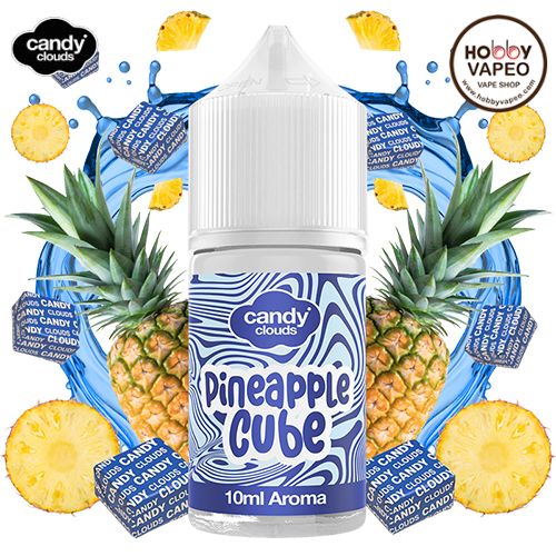 Aroma MiniLongfill Pineapple Cube 10ml Candy Clouds