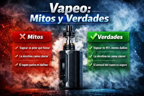 vapeo mitos y verdades sobre la reducción de daños del tabaco