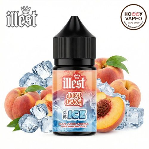 Aroma Minilongfill Juicy Peach Extra Ice 5ml Illest
