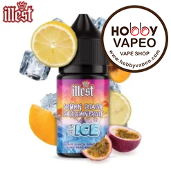 Aroma Minilongfill Lemon Peach Passion Fruit Extra Ice 5ml Illest
