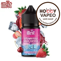 Aroma Minilongfill Strawberry Sour Cherry Extra Ice 5ml Illest