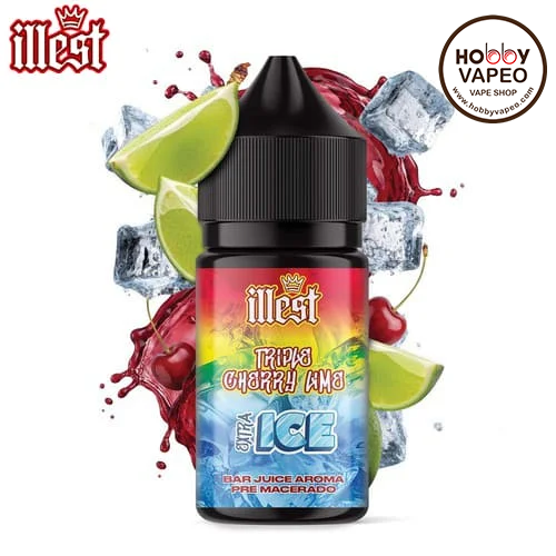 Aroma Minilongfill Triple Cherry Lime Extra Ice 5ml Illest