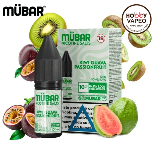 Kiwi Guava Passionfruit Mübar Nic Salts