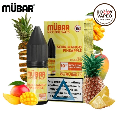 Sour Mango Pineapple Mübar Nic Salts