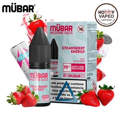Strawberry Energy Mübar Nic Salts
