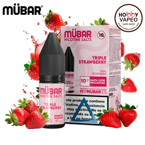Triple Strawberry Mübar Nic Salts