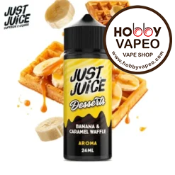 Aroma Banana Caramel Waffle 24ml (Longfill) Just Juice Desserts