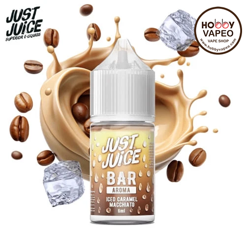 Aroma MiniLongfill Iced Caramel Macchiato 6ml Just Juice Bar Range