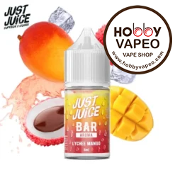 Aroma MiniLongfill Lychee Mango 6ml Just Juice Bar Range
