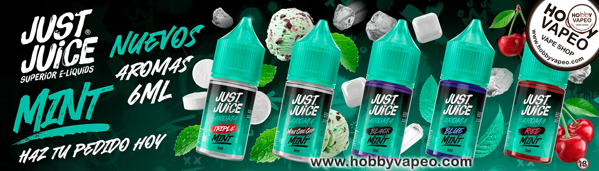 Mint Range Just Juice Minilongfill sales de nicotina